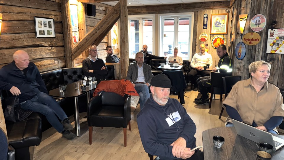 Lenkje til artikkel: Godt oppmøte på næringsfrukost i regi av Valle kommune