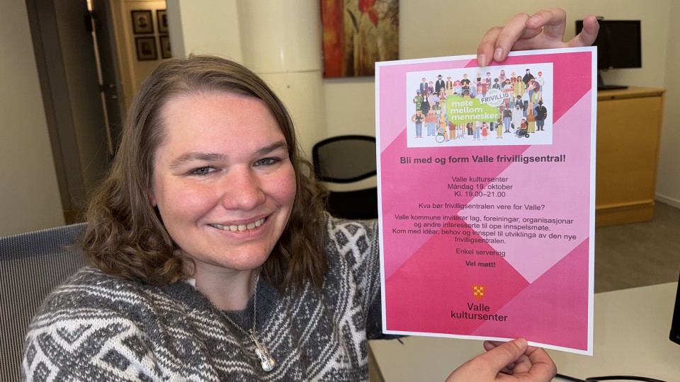 Lenkje til artikkel: Innspelsmøte om etablering av frivilligsentral i Valle